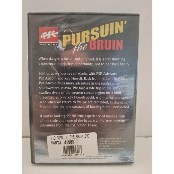 PSE Archery Pursuin The Bruin Hunting DVD Adventure Bear Hunt Alaska - Picture 3 of 7